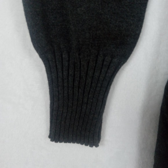 Cable & Gauge Sweater Womens Large  Grey Cowl Neck Long Sleeve Tunic Pullover - Picture 5 of 10